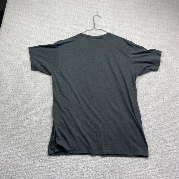 Y2K Volcom T-Shirt Men L Gray Minimalist Logo Tee Surf Skate Casual Summer Read - Picture 12 of 16